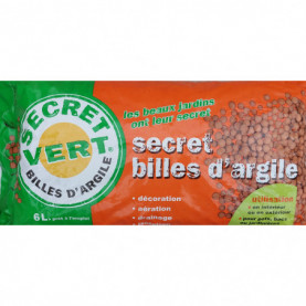 Billes D'argile Secret Vert  6 L