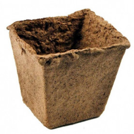 Pots Carrés Biodegradable 8x8x8 A L'unité