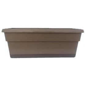 Jardiniere De 40 Cm Sans Soucoupe Taupe 